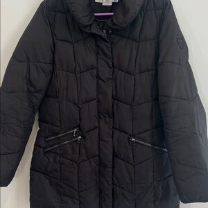 Larry Levine Women's Black Puffer Coat
